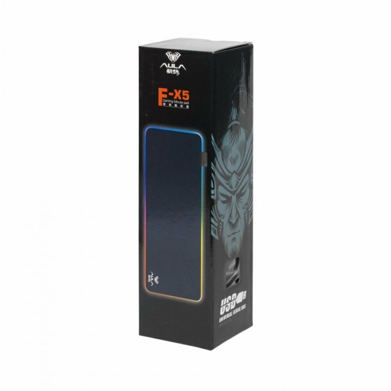 Aula F-X5 Gaming Mouse Pad XXL 800mm με RGB Φωτισμό Μαύρο(17526)