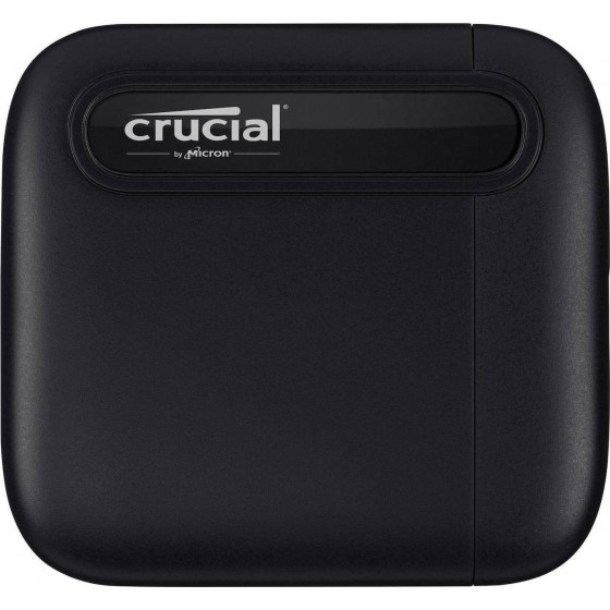 Crucial X6 USB 3.1 / USB-C Εξωτερικός SSD 1TB 2.5" Μαύρο(CT1000X6SSD9)