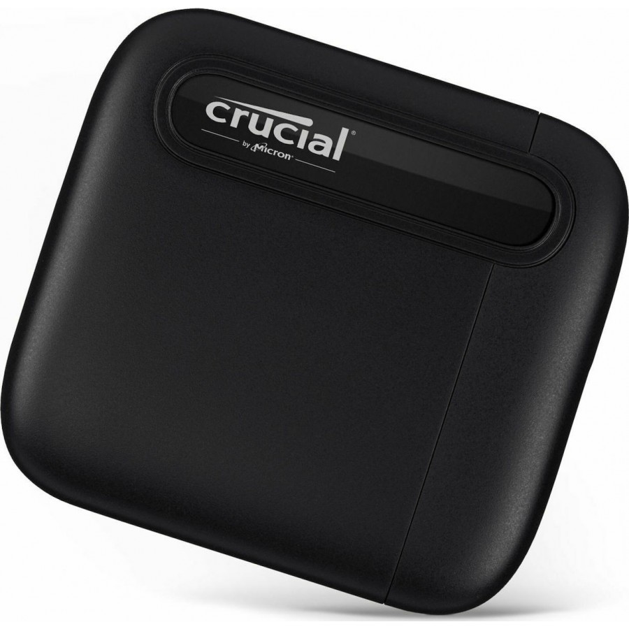 Crucial X6 USB 3.1 / USB-C Εξωτερικός SSD 500GB 2.5" Μαύρο(CT500X6SSD9)