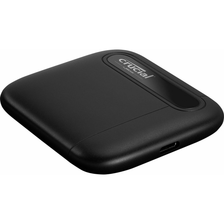 Crucial X6 USB 3.1 / USB-C Εξωτερικός SSD 500GB 2.5" Μαύρο(CT500X6SSD9)