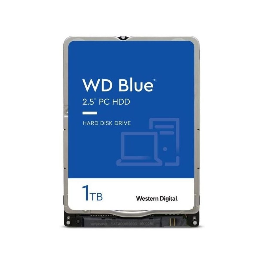 Western Digital Blue 1TB HDD Σκληρός Δίσκος 2.5" SATA III 5400rpm με 128MB Cache για PS4 / Desktop / Laptop(WD10SPZX)