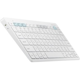Samsung Multi Trio Ασύρματο Bluetooth Πληκτρολόγιο Αγγλικό US Λευκό(EJ-B3400UWEGEU)