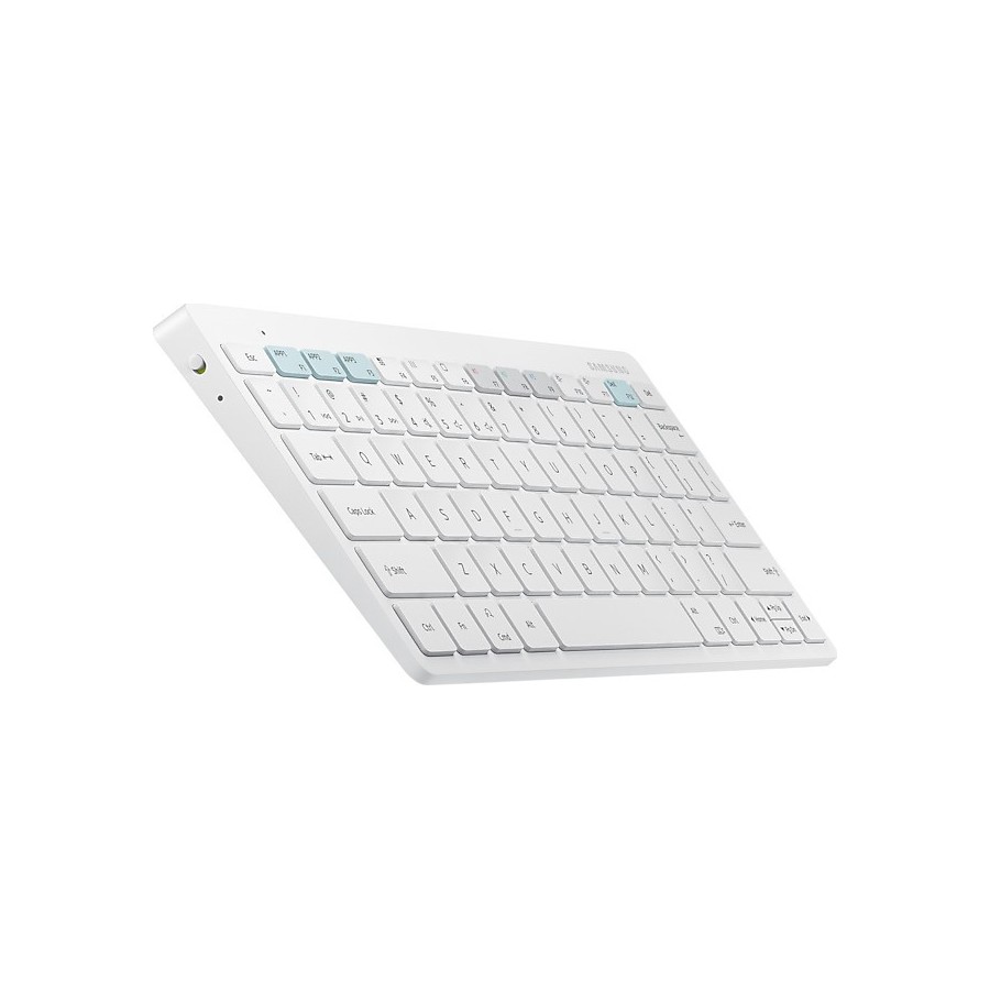 Samsung Multi Trio Ασύρματο Bluetooth Πληκτρολόγιο Αγγλικό US Λευκό(EJ-B3400UWEGEU)