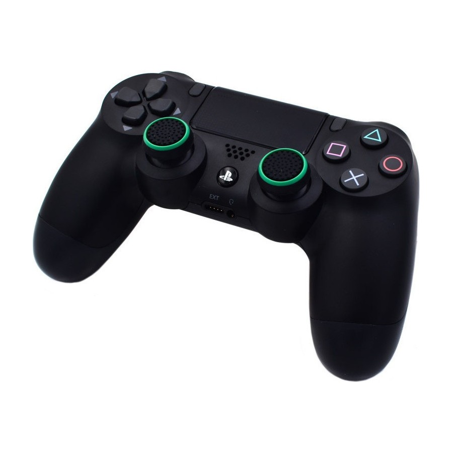 Σετ Τάπες Σιλικόνης για Joystick Χειριστηρίων PS, PS2, PS3, PS4, XBOX ONE - Μαύρο, Πράσινο 2τμχ