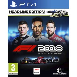 F1 2018 HEADLINE EDITION PS4 GAMES Used-Μεταχειρισμένο(CUSA-10871)