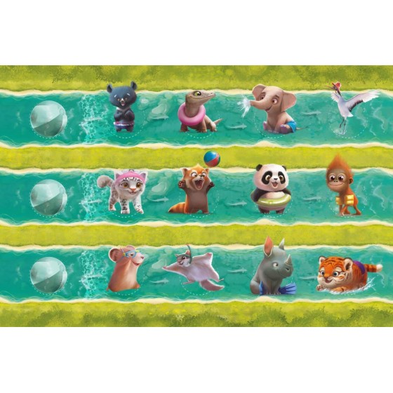 Gigamic Επιτραπέζιο Παιχνίδι Νεροτσουλήθρες για 2-4 Παίκτες 5+ Ετών(KA114381)