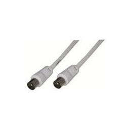 Καλώδιο Coaxial κεραίας RF τηλεόρασης ANTENNA CABLE M/M BLACK 5M