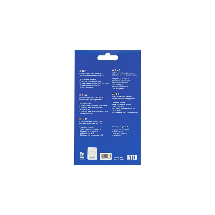 Inter Milan Controller Kit - PlayStation 4 (Controller) Skin /PS4 (PS4) Προσταευτικα σετ για το controller PS4