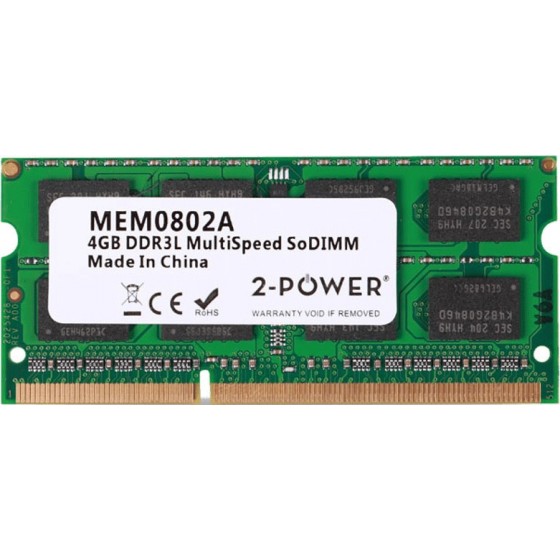 2 Power 4GB DDR3 RAM με Ταχύτητα 1600 για Laptop  2 Power 4GB DDR3L RAM με Ταχύτητα 1600 για Laptop