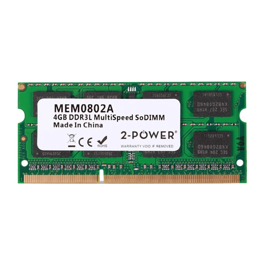 2 Power 4GB DDR3 RAM με Ταχύτητα 1600 για Laptop  2 Power 4GB DDR3L RAM με Ταχύτητα 1600 για Laptop