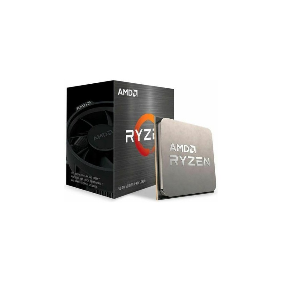 AMD Ryzen 5 5600X 3.7GHz Επεξεργαστής 6 Πυρήνων για Socket AM4 σε Κουτί με Ψύκτρα(100-100000065BOX)