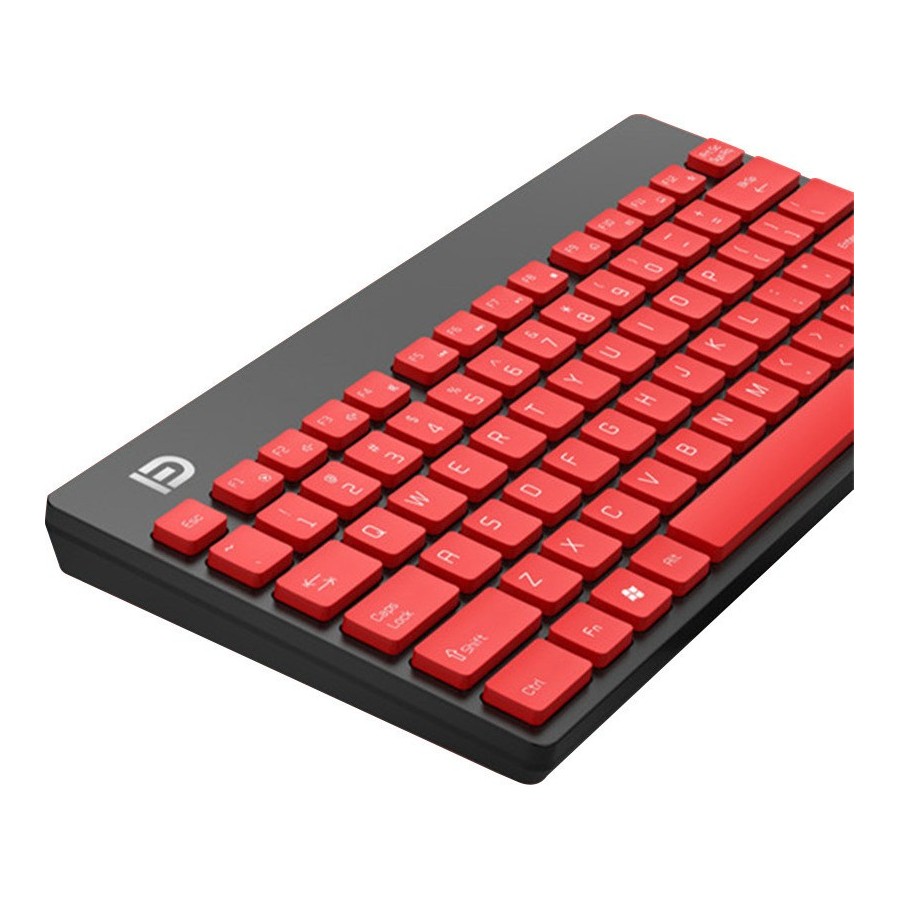 Ασύρματο Σετ ποντίκι και πληκτρολόγιο Fude 1500, Μαύρο Αγγλικό US (6115)