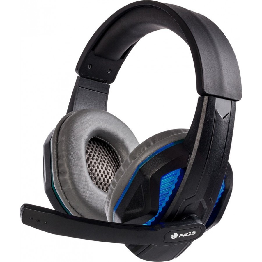 NGS GBX-1500 Combo Σετ Gaming Πληκτρολόγιο με διακόπτες και RGB φωτισμό & Ποντίκι (Αγγλικό US) Γκρι