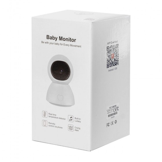 Smart security camera Tuya PST-BM289, Babyphone, 2.0Mp, Indoor, Wi-Fi, Tuya Smart, White (91026)