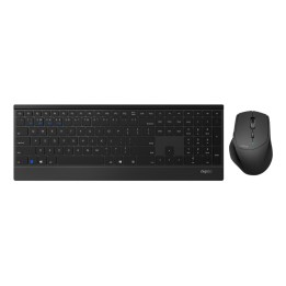 Rapoo 9500M, Wireless Desktop Combo Set, Multi-mode, Ultra-Slim, US Ασύρματο