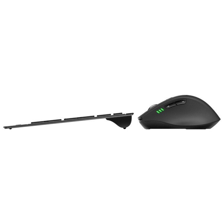 Rapoo 9500M, Wireless Desktop Combo Set, Multi-mode, Ultra-Slim, US Ασύρματο