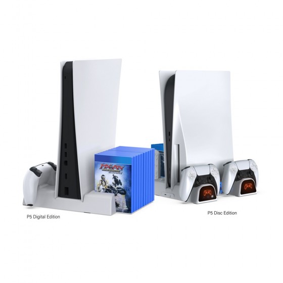 DOBE PS5 Multifunctional Cooling Stand White TP5-1511