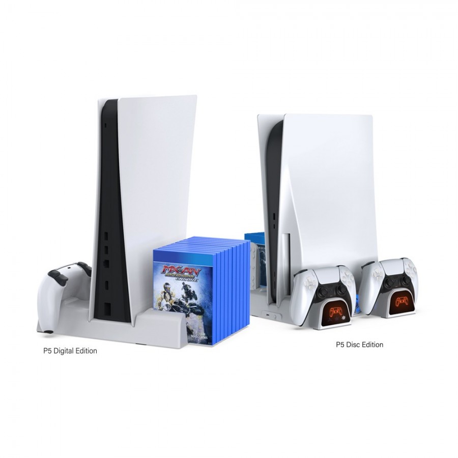 DOBE PS5 Multifunctional Cooling Stand White TP5-1511