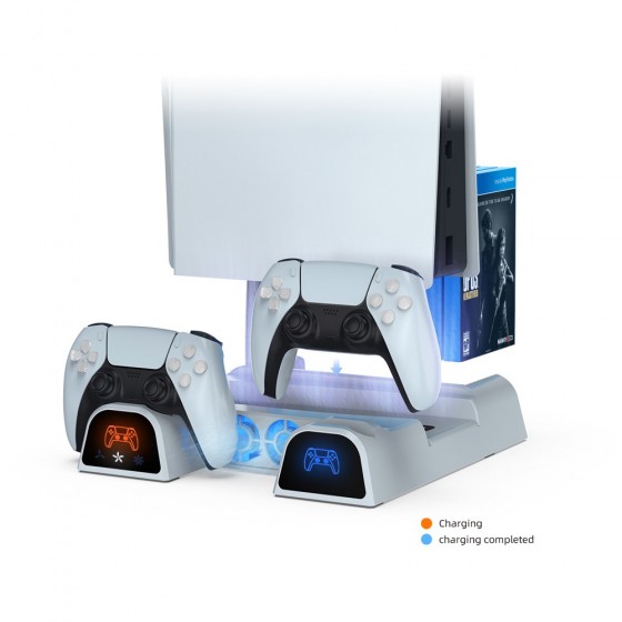 DOBE PS5 Multifunctional Cooling Stand White TP5-1511