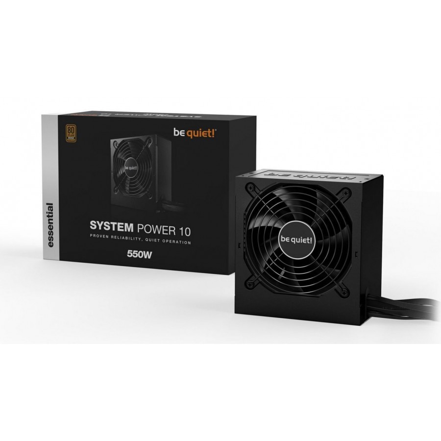 Be Quiet System Power 10 550W Τροφοδοτικό Υπολογιστή Full Wired 80 Plus Bronze(BN327)