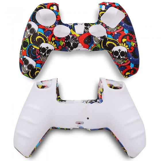 Αντιολισθητική προστατευτική θήκη για Sony Playstation 5 Ελεγκτή DualSense Multicolor σχέδιο
