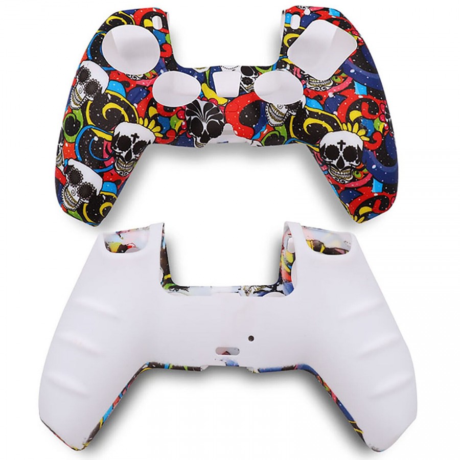Αντιολισθητική προστατευτική θήκη για Sony Playstation 5 Ελεγκτή DualSense Multicolor σχέδιο