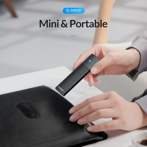 ORICO θήκη για Μ.2 NVMe SSD PWM2-G2-BK-EP, 10Gbps, έως 4TB, μαύρη