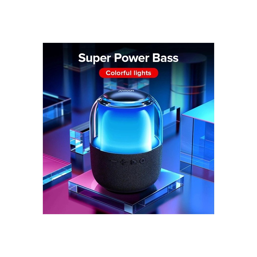 JOYROOM φορητό ηχείο JR-ML05, 8W, BT/micro SD/FM, TWS, 1500mAh, μαύρο