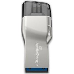 MediaRange USB 3.0 Combo Flash Drive with Apple Lightning plug 32GB (MR982)