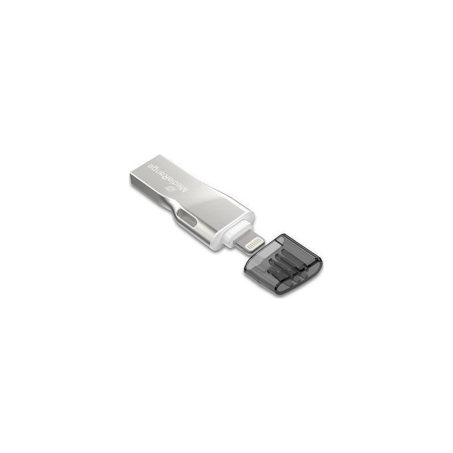 MediaRange USB 3.0 Combo Flash Drive with Apple Lightning plug 32GB (MR982)