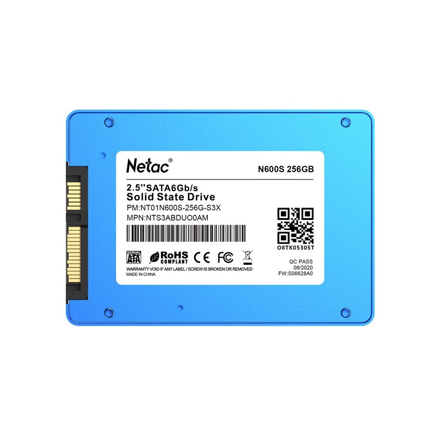 Netac N600S SSD 256GB 2.5'' SATA III N600S(NT01N600S-256G-S3X)