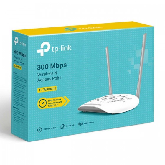 TP-LINK Access Point Internal V3 300 Mbps Ver.6 (TL-WA801N) (TPTL-WA801N)