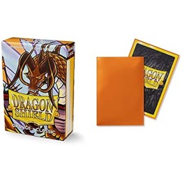 DRAGON SHIELD SMALL SIZE ORANGE SLEEVES 60-CT