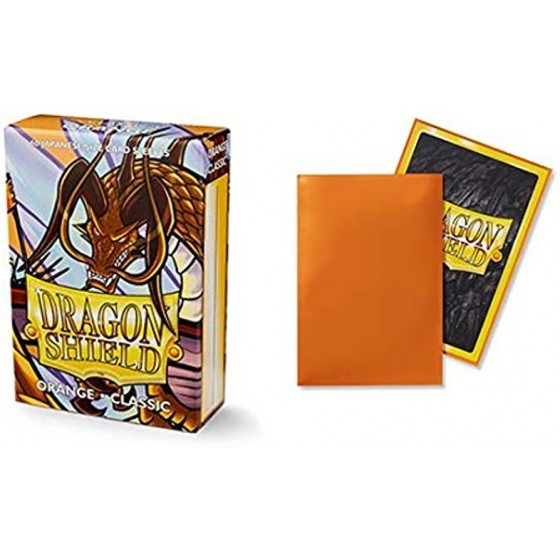 DRAGON SHIELD SMALL SIZE ORANGE SLEEVES 60-CT