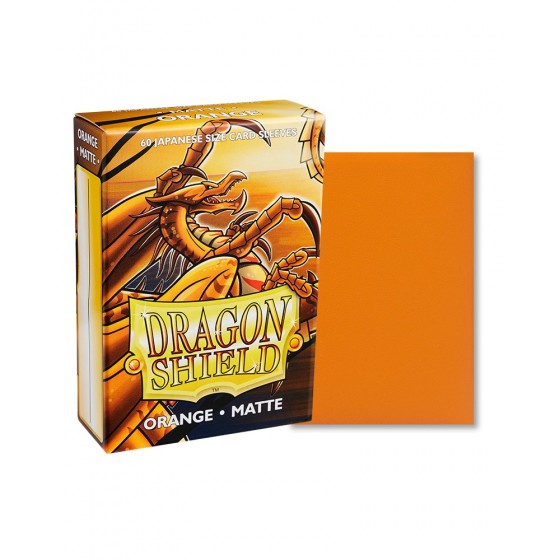 DRAGON SHIELD ORANGE SMALL MATTE 60-CT