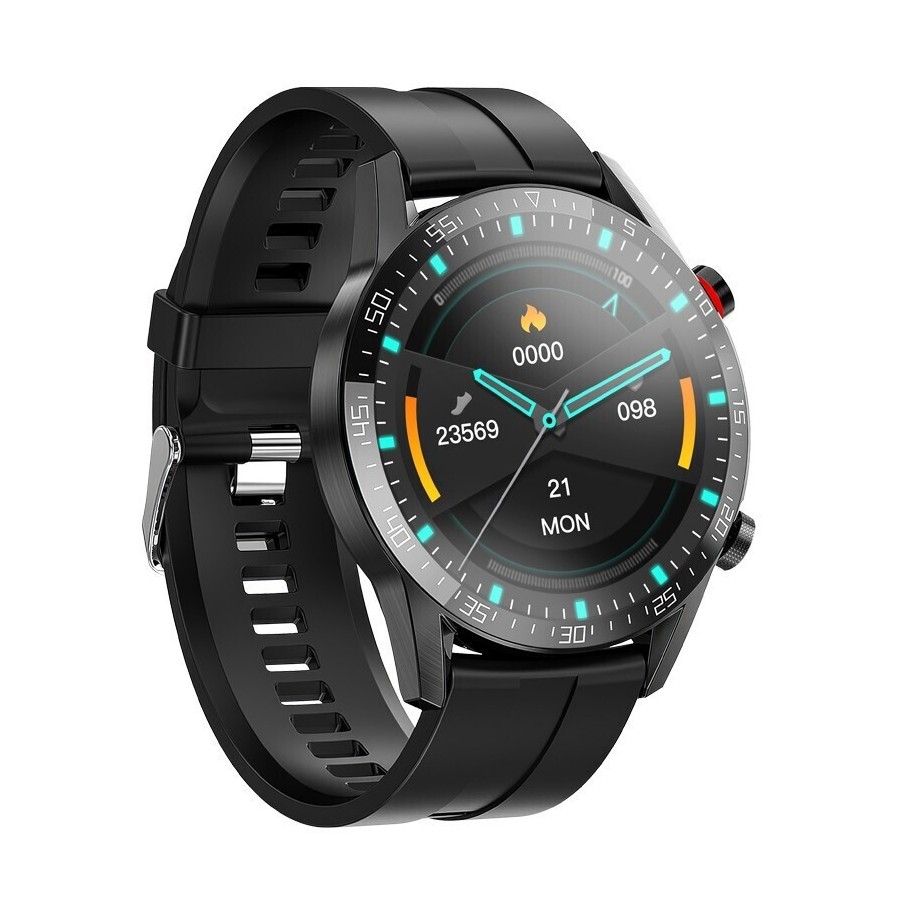 Hoco Y2 Pro Smartwatch με Παλμογράφο (Μαύρο)