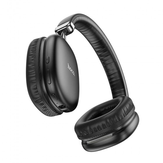 Hoco W35 Ασύρματα/Ενσύρματα Over Ear Ακουστικά με 40 ώρες Λειτουργίας Μαύρα