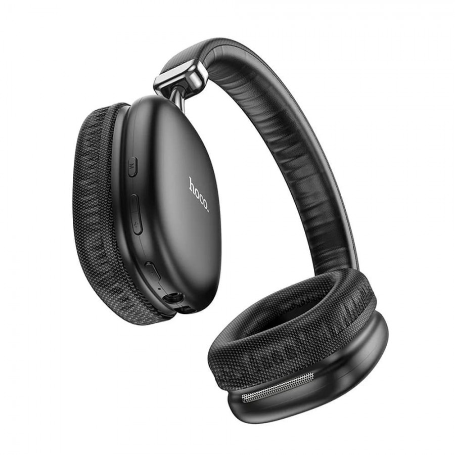 Hoco W35 Ασύρματα/Ενσύρματα Over Ear Ακουστικά με 40 ώρες Λειτουργίας Μαύρα