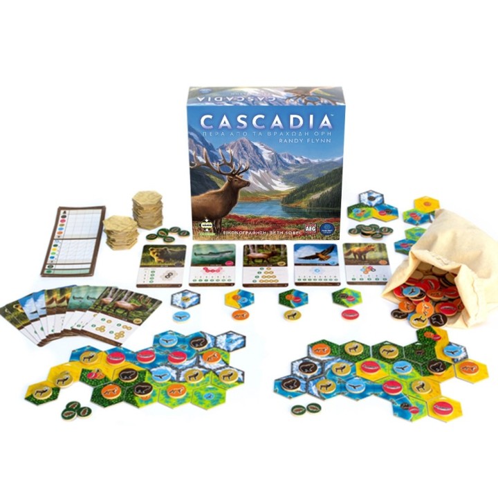 Kaissa Επιτραπέζιο Παιχνίδι Cascadia για 1-4 Παίκτες 10+ Ετών( KA114374)