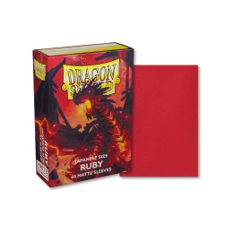 DRAGON SHIELD SMALL MATTE RUBY SLEEVES 60CT(ART11137)