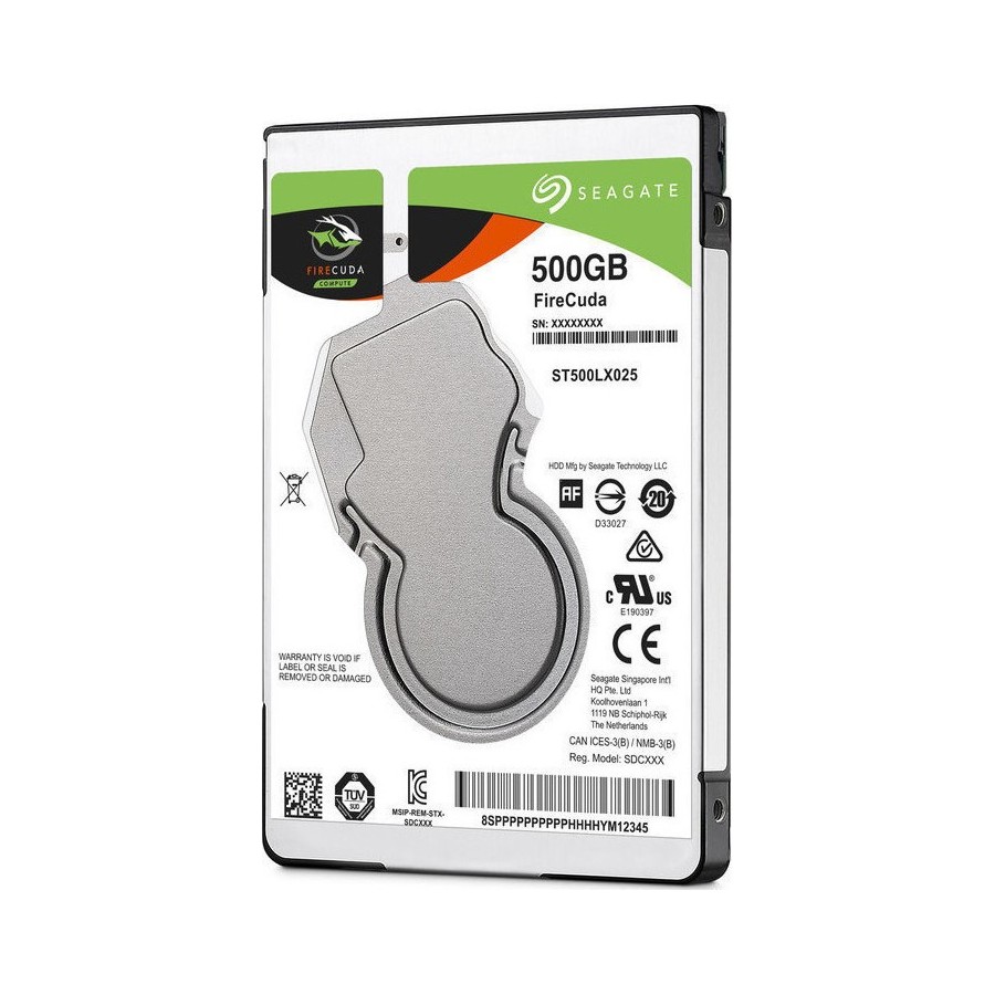 Seagate Firecuda 500GB HDD Σκληρός Δίσκος 2.5" SATA III 5400rpm με 128MB Cache για Laptop / Desktop/PS4(ST500LX025)