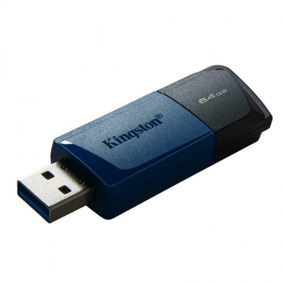 Kingston DataTraveler Exodia M 64GB USB 3.2 Stick Μαύρο