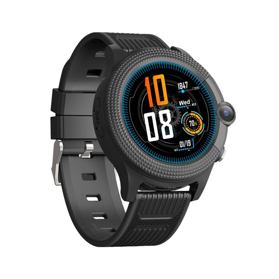 INTIME GPS smartwatch για παιδιά IT-051, 1.28", camera, 4G, IPX7, μαύρο