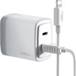 MOXOM MX-CB149 Hook Lightning USB Data Cable / 3A Qualcomm 3.0 Quick Fast Charging / White 1Μέτρο