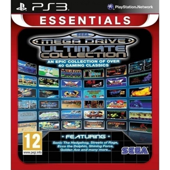 SEGA Mega Drive Ultimate Collection (Essentials) Ultimate Edition PS3 Game Used-Μεταχειρισμένο(BLES-00475/E)