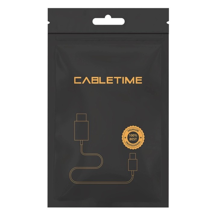 CABLETIME καλώδιο Mini DisplayPort σε DisplayPort AV588, 4K, 1.8, λευκό