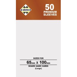 Kaissa 50 Θήκες Για Κάρτες Sleeves Μέγεθος Oversized Copper 65x100mm(KA112370)