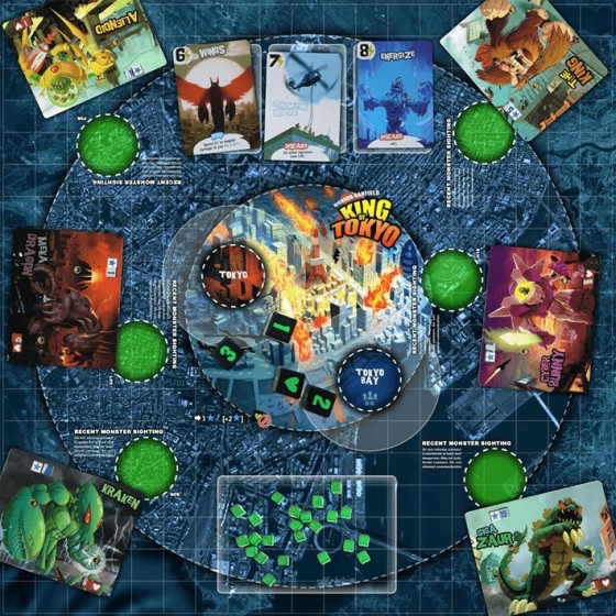 Kaissa Επιτραπέζιο Παιχνίδι King of Tokyo 2018 New Edition για 2-6 Παίκτες 8+ Ετών(KA112776)