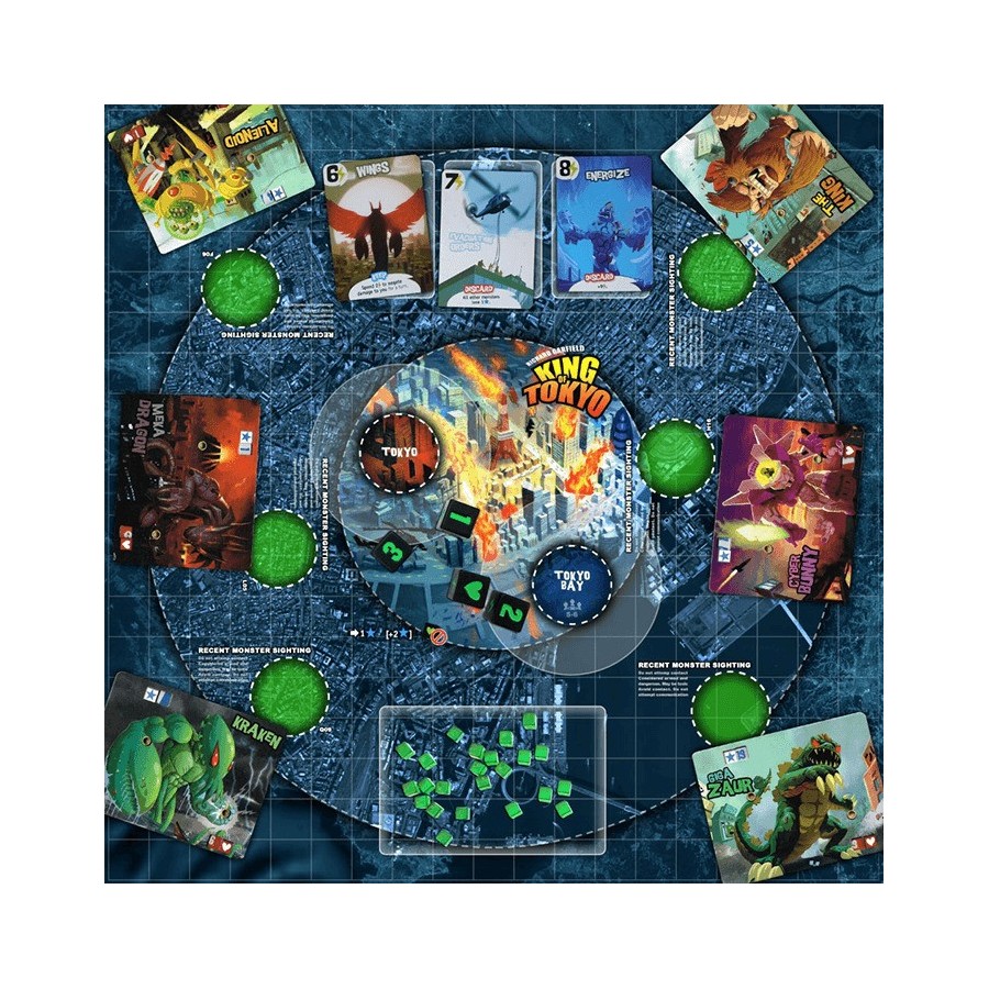 Kaissa Επιτραπέζιο Παιχνίδι King of Tokyo 2018 New Edition για 2-6 Παίκτες 8+ Ετών(KA112776)