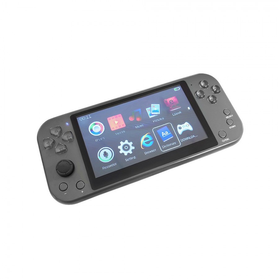 Φορητή κονσόλα παιχνιδιών No brand X20 Plus, 5.1", 1000 Ενσωματωμένα παιχνίδια, Gray (13038)